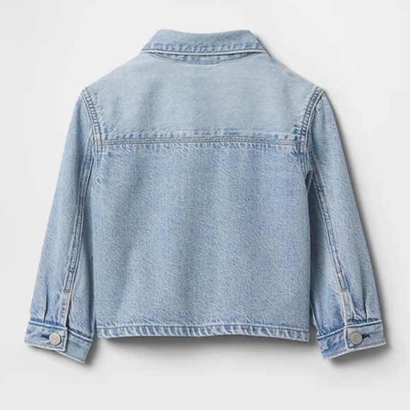 Toddler Girls Denim Jacket size 3 Yrs, Gap Original NWT - Picture 7 of 8